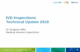 IVD Inspections Technical Update 2018 · • ISO 14971:2007 (2012) Medical devices-Application of risk management to medical devices • IMDRF and GHTF Documents Reference and Guidance
