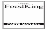 Model 429 FoodKing - Vending Manuals...foodking parts manual 4290000 9 september, 1999 table 5. face plate assembly index part number description qty.-4275023 face plate assembly -