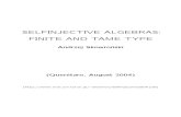 SELFINJECTIVE ALGEBRAS: FINITE AND TAME TYPEskowron/Selfinjective2004.pdfPROBLEM. Determine the Morita equivalence classes of the tame ﬁnite dimensional selﬁnjective algebras For