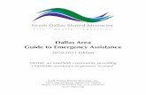 2010 Guide to Emergency Assistance · 2013-09-27 · Guide to Emergency Assistance 2010-2011 Edition This Guide is published by North Dallas Shared Ministries, Inc. ("NDSM") as a