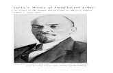 Lenin's Theory of Imperialism Todayvuir.vu.edu.au/37770/1/KING, Samuel - thesis_nosignature.pdf · Lenin's Imperialism are compared to the texts Lenin w rote on the topic. The fourth