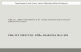 PROJECT DIRECTOR: TOMA SMARANDA MARIANA...PROJECT DIRECTOR: TOMA SMARANDA MARIANA Financial support by funds from the Ministry of Agricultural and Rural Development. Generating of