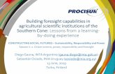 Building foresight capabilities in agricultural scientific ... · Building foresight capabilities in agricultural scientific institutions of the Southern Cone: Lessons from a learning-by-doing