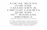 LOCAL RULES FOR THE CHANCERY & CIRCUIT COURTS FOR …for the chancery & circuit courts for the 16th judicial district effective july 29, 2004 in the chancery and circuit ... 14.02
