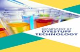 DEPARTMENT OF DYESTUFF TECHNOLOGY Dyestuff Techn 2016-17.pdf178 I Institute of Chemical Technology I Annual Report 2016-17 T he Department of Dyestuff Technology was established in