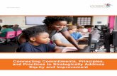 Connecting Commitments, Principles, and Practices to ... Commitments Principles and...officials who head departments of elementary and secondary education in the states, the District