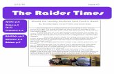 The Raider Times - Kiel High School Times Feb.pdf“Stormbreaker by Anthony Horowitz is one of my favorite books. I love that it is action packed.” 2. Do you like doing Battle of