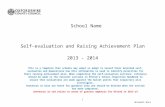 schools.oxfordshire.gov.ukschools.oxfordshire.gov.uk/.../ofsted/SEFandRAPSample.docx · Web viewSEF and RAP 2013 - 2014 11Sept School Name Self-evaluation and Raising Achievement