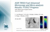 AGR TRISO Fuel Advanced Microscopy and Micro-analysis ... TRISO Fuels Program Review July 1819 2017/08_van...AGR TRISO Fuels Program Review July 18-19, 2017 AGR TRISO Fuel Advanced