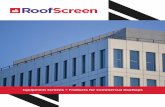 Equipment Screens + Products for Commercial Rooftops · 2018-01-25 · Equipment Screens + Products for Commercial Rooftops. 3 CONTENTS What We Do We design and manufacture equipment