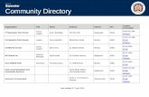 Community Directory - City of Bayswater · 2019-06-27 · Community Directory Last updated 27 June 2019 Organisation Title Name Address Suburb P/C Contact Information 1st Bayswater