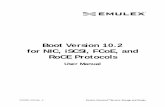 Boot Version 10.2 for NIC, iSCSI, FCoE, and RoCE Protocols ...manuals.ts.fujitsu.com/file/11701/emulex-bootcode-ug-en.pdfBoot Version 10.2 for NIC, iSCSI, FCoE, and RoCE Protocols