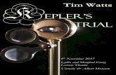 EPLER’S TRIALkeplers-trial.com/pdf/keplers-trial-programme-va-17.pdf · alchemist, Michael Meier, a contemporary of Kepler’s at the court of Rudolf II in Prague. Two Lutheran