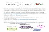 Welsh Pony & Cob Society Dressage Classic...The Yarra Valley RPG presents the Welsh Pony & Cob Society Dressage Classic Official Draw Thank you to all competitors who entered this
