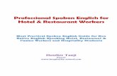 PPrrooffeessssiioonnaall SSppookkeenn EEnngglliisshh ... · Part-2: Spoken English for Specific Departments 14 English for Human Resources Department 113-117 15 English for Business