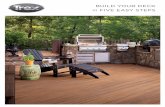 BUILD YOUR DECK in FIVE EASY STEPS...Extending your home’s vision has never been more doable. In just five steps, ... leading to an uneven surface in the deck ... Lava Rock Fire