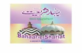 BAHAAR-E-SHARIAT · 2012-04-22 · authentic Fatawa-e-Razvia. Before you is the first chapter of Bahaar-e-Shariat (Second Edition), which deals with Aqida (Proper Islamic Belief).