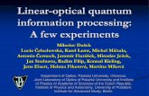 Linear -optical quantum Linear-optical quantum information ... · Programmable gate for an arbitrary rotation of a single qubit along the z axis M. Mi čuda, M. Ježek, M. Dušek,