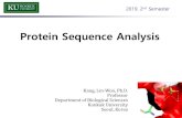 Protein Sequence Analysisstructure2.konkuk.ac.kr/W7_protein_sequence/W7_class_sequence_analysis... · sequence analysis •Helps characterize protein sequences insilico and allows