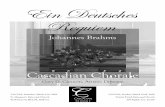 Ein Deutsches Requiem - Cascadian Chorale Ein Deutsches Requiem.pdf · Ein Deutsches Requiem Johannes Brahms . 2 Ein Deutsches Requiem Johannes Brahms (1833–1897) 1. Selig sind,