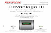 Gold Series by EbtronTM_GTx116_R9A Network Connectivity Solutions OVERVIEW EBTRON’s GTx116-P+ transmitter is designed for measurement of airflow and temperature in duct and plenum