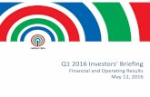 Q1 2016 Investors’ Briefingdata-careers.abs-cbn.com.s3.amazonaws.com/investorrelations/1495004878... · Hele sa Hiwagang Hapis 4 17% 12% Beauty and the Bestie is now the highest