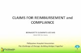 CLAIMS FOR REIMBURSEMENT and COMPLIANCE · The Claim Form 4 (CF 4) replaces Part 1 of the Claim Form 3 (CF 3). ... PhilHealth shall not charge fees for auto-credit payment. Real-Time