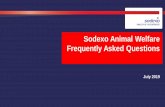 Sodexo Animal Welfare Frequently Asked Questions PDF/Sodexo_AnimalWelfare...2 Sodexo Animal Welfare: ... supplier facing documents and the acknowledgement of the Sodexo Animal Welfare