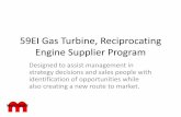 59EI Gas Turbine, Reciprocating Engine Supplier …home.mcilvainecompany.com/images/GTRE_Supplier_Program...59EI Gas Turbine, Reciprocating Engine Supplier Program Designed to assist