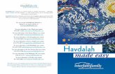 Havdalah made easy - InterfaithFamily · 2018-03-20 · Havdalah made easy InterfaithFamily’s mission is to empower people in interfaith relationships–– individuals, couples,