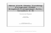 New York State Testing Program 2008: English …GRADE 4 TEST RELIABILITY BY SUBGROUP..... 86 TABLE 28C. GRADE 5 TEST RELIABILITY BY SUBGROUP..... 86 TABLE 28D. GRADE 6 TEST RELIABILITY