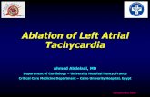 Ablation of Left Atrial Tachycardia - EPSEgyptSpontaneous left atrial tachycardia Iatrogenic left atrial tachycardia Mostly related to presence of ‘natural’ zones of scar, usually