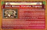 ...Panchamurthadhivasam for Swarna Kavacham followed by Seva Kalam 4th Kala Bhoo Varaha Homam Laghu Poornahuti and Veedhi Pradakshina Bhoodevi Archana, Sudarshana Pooja, Naivedyam,