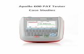 Seaward Apollo 600 PAT Tester Case Studies. Testere Electrosecuritate/Testere... · 4 and items can be moved around, so it is essential to be able track and identify equipment to