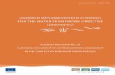 COMMON IMPLEMENTATION STRATEGY FOR THE WATER … · common implementation strategy for the water framework directive (2000/60/ec) technical report - 2009 - 030 guidance document no.