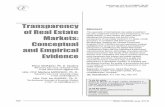 Transparency - revista.cafr.rorevista.cafr.ro/temp/Article_9613.pdf · Transparency of Real Estate Markets: Conceptual and Empirical Evidence No. 2(154)/2019 307 Introduction Globalization