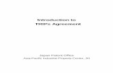 Introduction to TRIPs Agreement · These treaties that must be complied with are specified as the Paris Convention for the Protection of Industrial Property, the Berne Convention