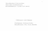 Stockholms Universitet Slaviska institutionen Kandidatkurs i ryska …/menu/... · 2014-05-19 · filosofen Nikolaj Berdjajev är en av dem som försökt förklara denna påstådda