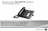 Alcatel-Lucent OmniPCX Enterprise...Manual del usuario 3 introducción Le agradecemos la confianza que deposita en Alcatel-Lucent al haber elegido un teléfono de la gama IP Touch.Con