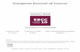 European Journal of Cancer - ECCO/media/Documents/ECCO sections/Events/Past... · European Journal of Cancer The European Journal of Cancer (EJC) is an international multidisciplinary