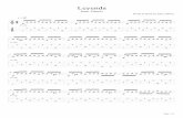 Leyenda - Freevinzi.free.fr/partitions/pdf/albeniz isaac/leyenda/Leyenda accoustic guitar.pdf · Leyenda Isaac Albeniz Words & Music by Isaac Albeniz h = 107 3 4 c 1 (B! B * B! B"!