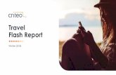 Travel Flash Report · Criteo’s deep dive into travel data reveals 7 key takeaways: 1. Mobile is still growing steadily, especially for Online Travel Agencies. 2. Tablet usage keeps