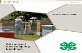 Advanced Beekeeping Methods - Extension Entomology · 4-H Beekeeping, Division III: Advanced Beekeeping Methods The 4-H beekeeping project is intended to help you learn about bees