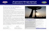 Protected Geographical Indications in CambodiaThe Geographical Indication Concept and its “Fundamentals” Page 2 Protected Geographical Indications in Cambodia Some products have