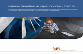 Master Vibration Analyst Course - CAT IV - Vibration Analysis CAT IV - 2018.pdf · Master Vibration Analyst Course - CAT IV An ISO 18436 Category IV vibration analysis training course