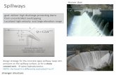 Hoover dam Spillways Q CLH - University of Minnesotapersonal.cege.umn.edu/.../notes/spillways.pdf · 2017-12-03 · Spillways Hoover dam goal: deliver high discharge protecting dams