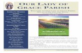 PAGE OUR LADY OF GRACE PARISH...If you wish to have your child baptized at Our Lady of Grace, we ask fami-lies to register in the parish and attend “Growing -up Catholic,” our