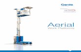 Genie Vertical Mast Lifts Brochure · The patented Genie mast system is the most rigid in the industry. Convenience in a Cost-Effective Package Genie® aerial work platforms are easy