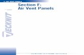 F. AIR VENT PANELS Section F: Air Vent Panels...F. AIR VENT PANELS EMI SHIELDING PERFORMANCE TECKNIT TECKCELL-A and PARACELL shielding effectiveness has been tested in accordance with