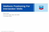 Wellbore Positioning For Intersection Wells · Traversing & Closing workflow Simultaneous Operations on two rigs – Ops decision making – Temporal components • Drilling & Planning